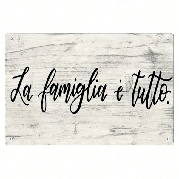 Metal Tin Sign Wall Decoration - 20 cm x 20 cm