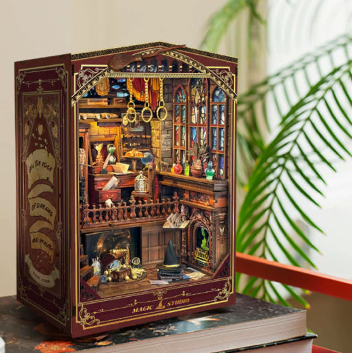 Wooden Book Stand Creative Home Decor - Multi-Color Variants