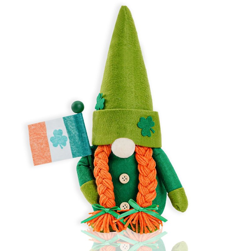 Irish Patrick's Day Green Doll Ornament for Holiday Decor