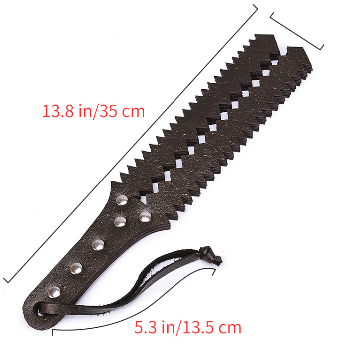 Adult Leather Whip - Cowhide Training Toy for Sensual Play