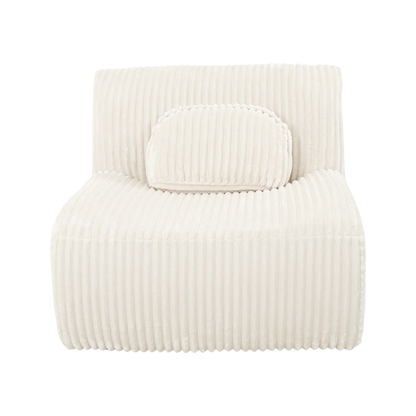 Lounge Sofa Beige 102x91x75cm Soft Comfortable Plush Sponge Chair For