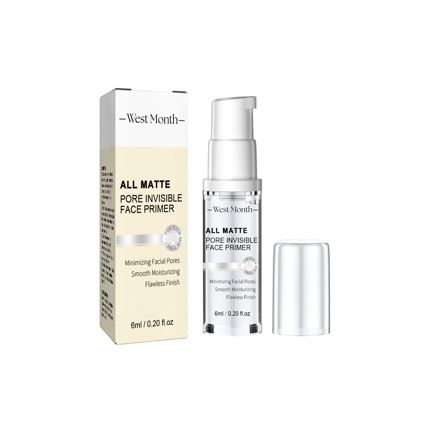 Invisible Pores Primer Cream - Brightening Skin, 6ml