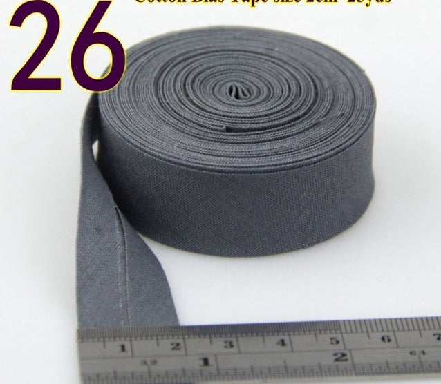 Hand-Patched Cotton Bias Tape for Sewing & Crafting - 20mm Wide
