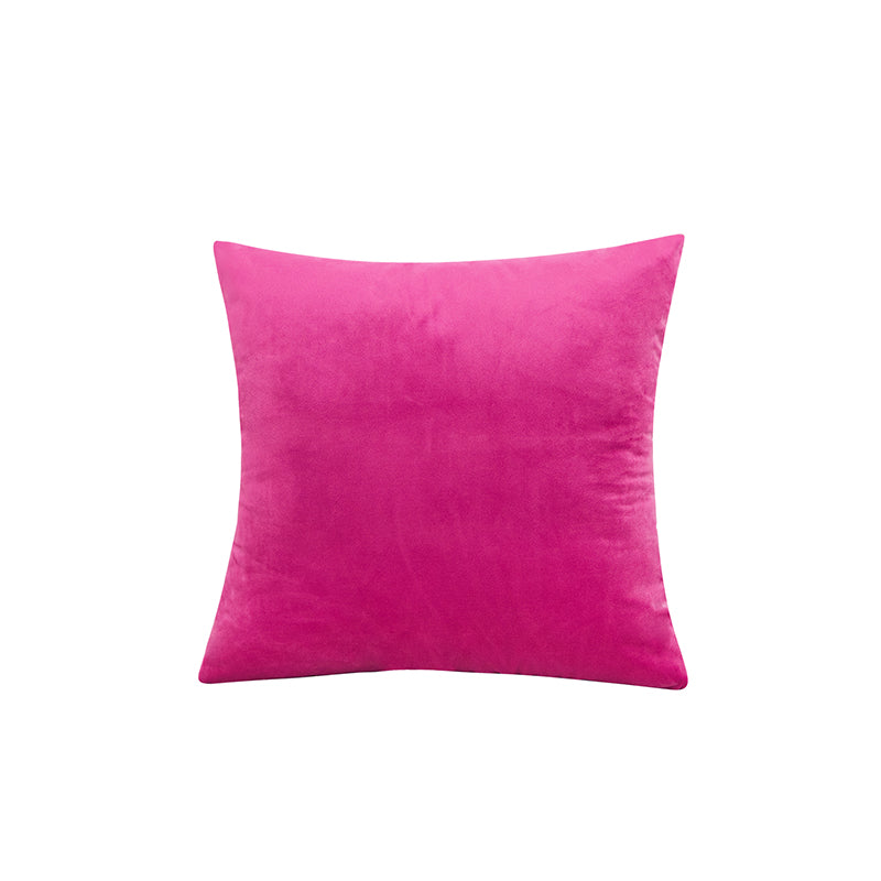 Velvet Lumbar Support Pillow Cover for Office Car Home Decoration