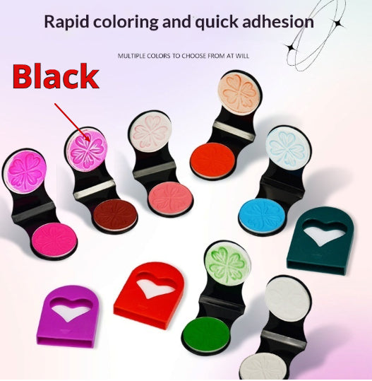 12-Color Hair Highlight Clip Set for Quick Spot Coloring - Matte Finish
