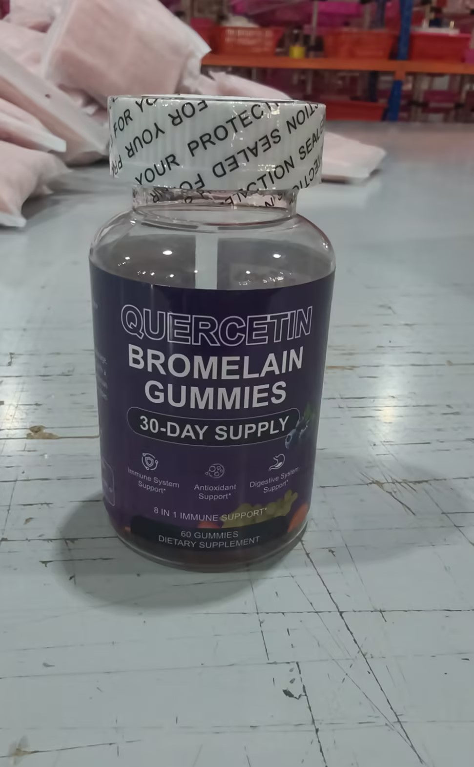 Quercetin Bromelain Gummies - 60 Count