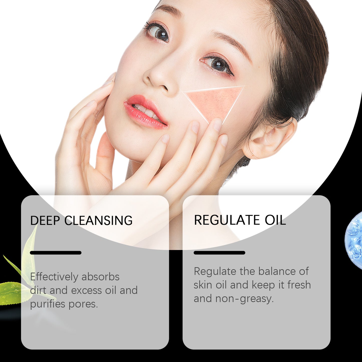 Activated Carbon Facial Cleanser - Gentle Pore Exfoliating Face Wash 100ml