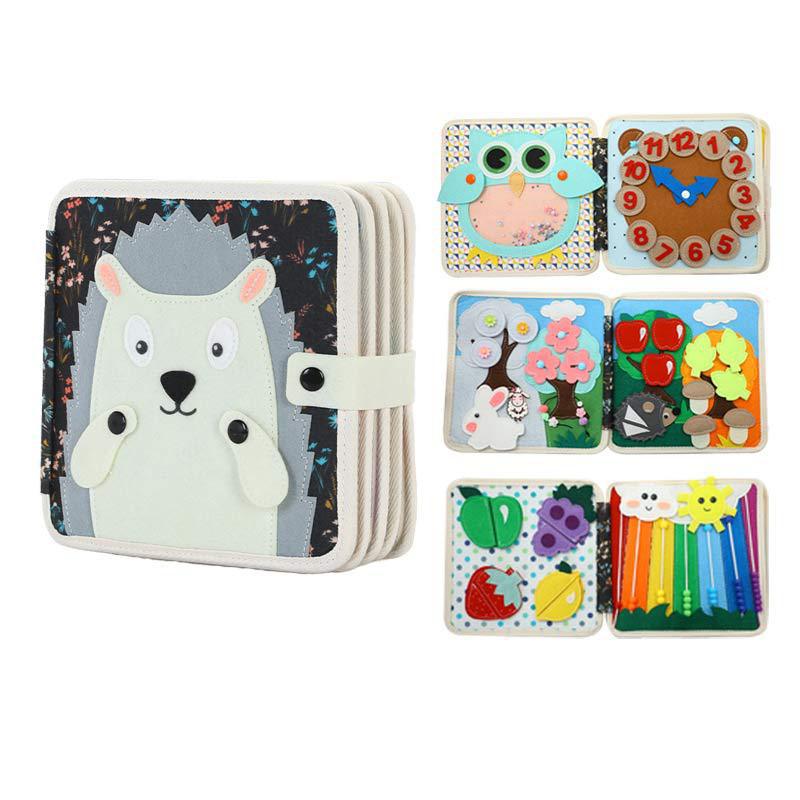 Montessori Felt Busy Board Educational Toy for Kids - Multiple Variants