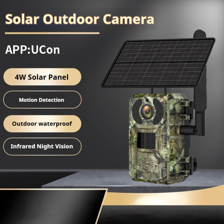 Solar-Powered 4G Wildlife Surveillance Camera Wireless Security Cam