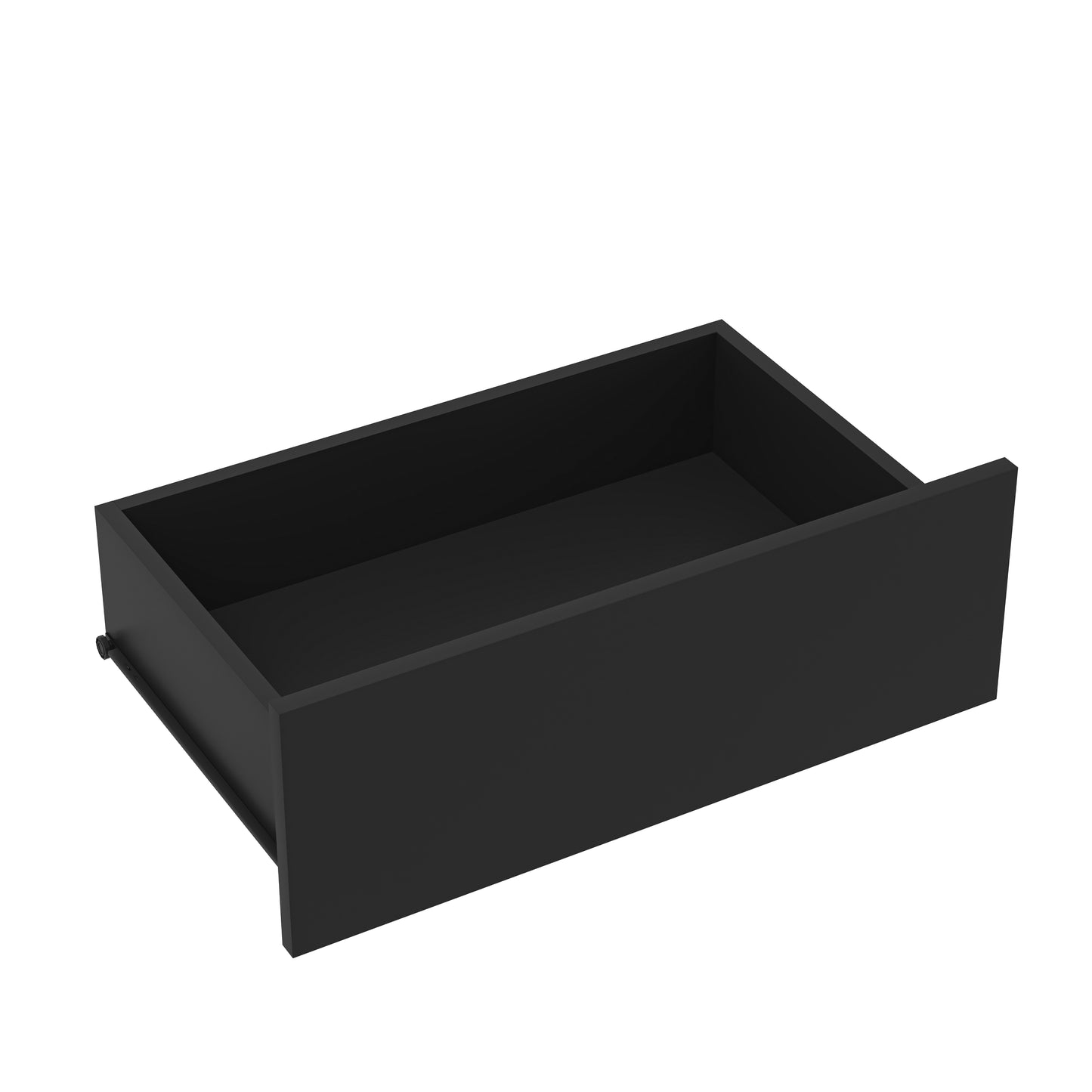 8-Drawer Black Dresser - Modern Wood Chest for Bedroom