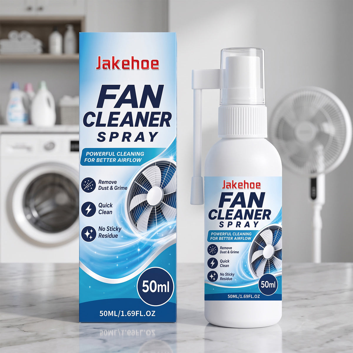 Fan Cleaner Spray 50ml for Home & Office Fan Maintenance