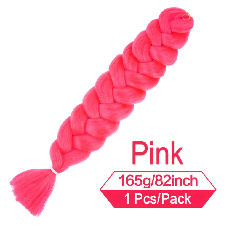 Long Braided Ponytail Hair Extension for Women - Multi-Color, 82 Inch