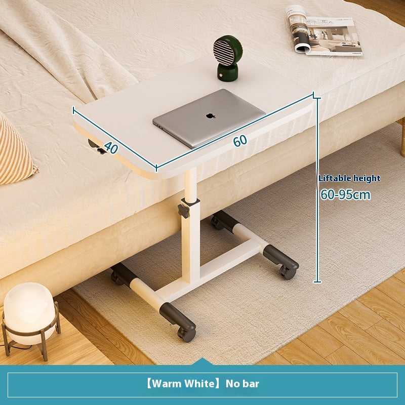 Adjustable Laptop Bedside Table - Portable, Rotating, Modern Design