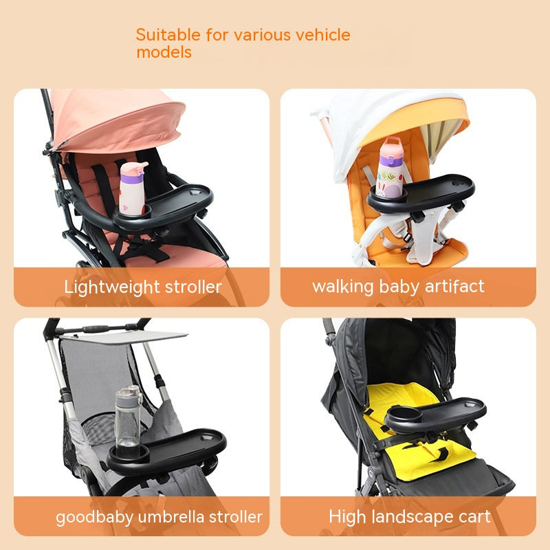 Universal Baby Stroller Dinning Board Plate Removable for Safe Feeding
