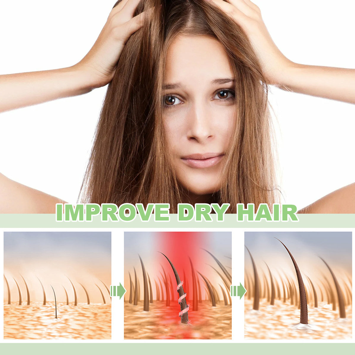 Hair Care Essential Oil Capsules - 30pcs Moisturizing