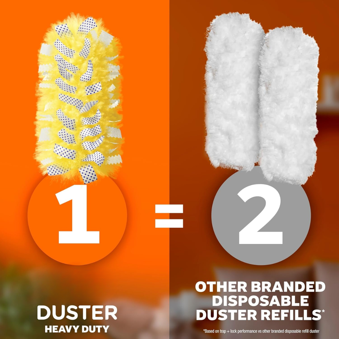 Extendable Duster Kit with 3 ft Handle & 3 Refills