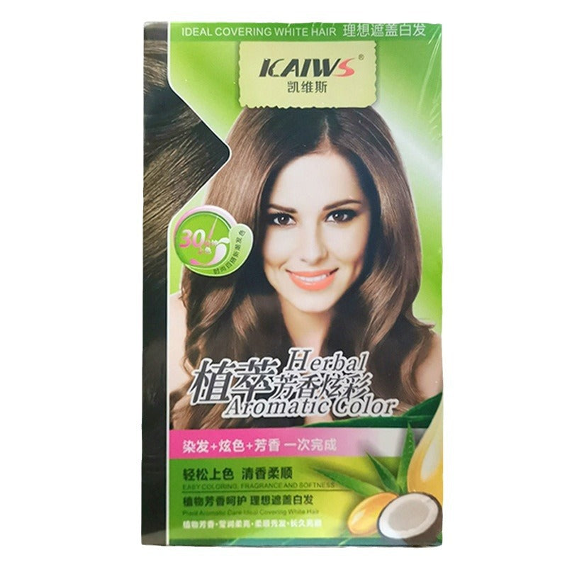 Plant-Based Hair Color Cream - Mild Hair Dye with Soft Luster Finish