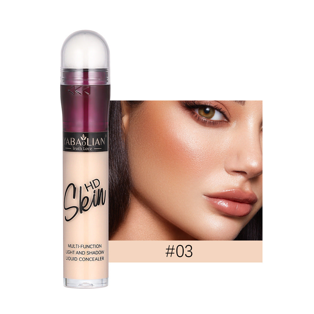 Liquid Foundation Concealer Makeup Set - Moisturizing Brightening, Waterproof, Multiple Colors