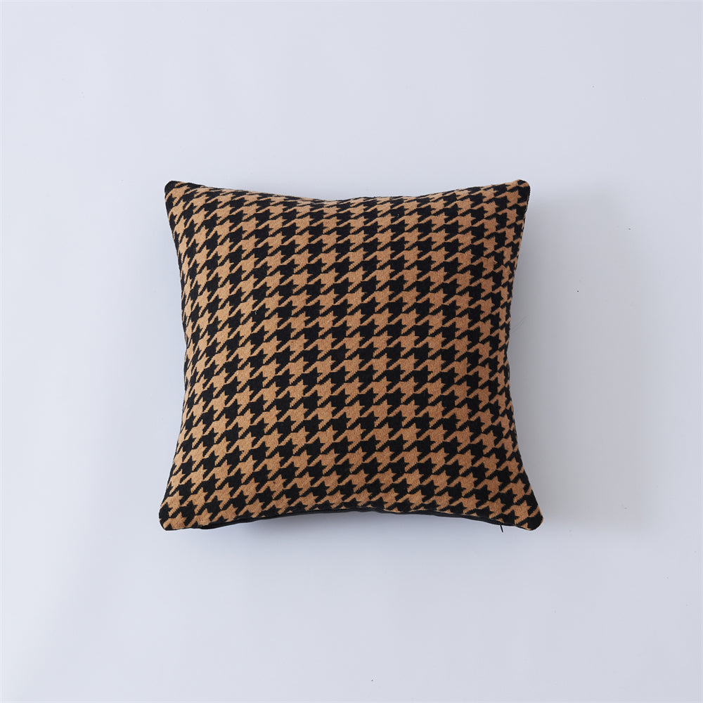 Black and White Checkerboard Pillowcase - Soft, Washable Home Textile