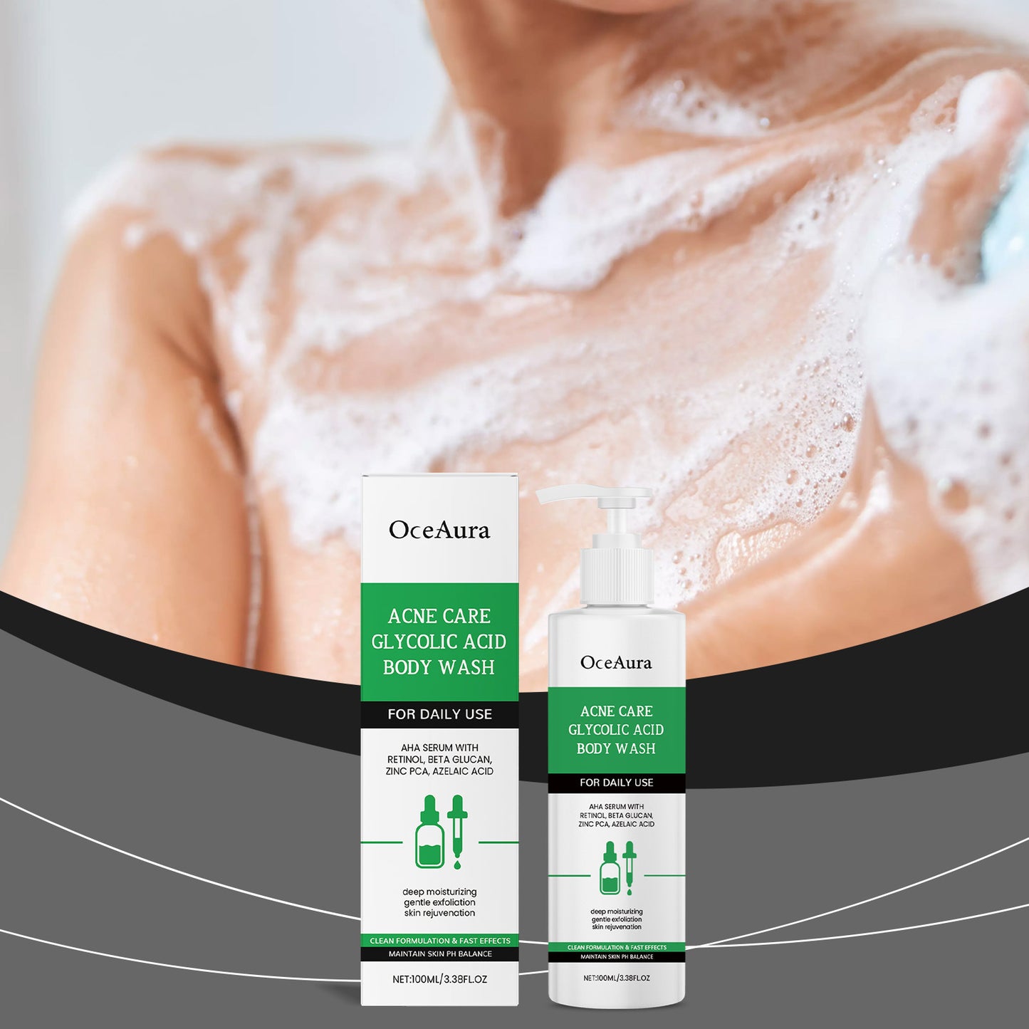 Moisturizing Shower Gel for Skin Cleansing - 100ml