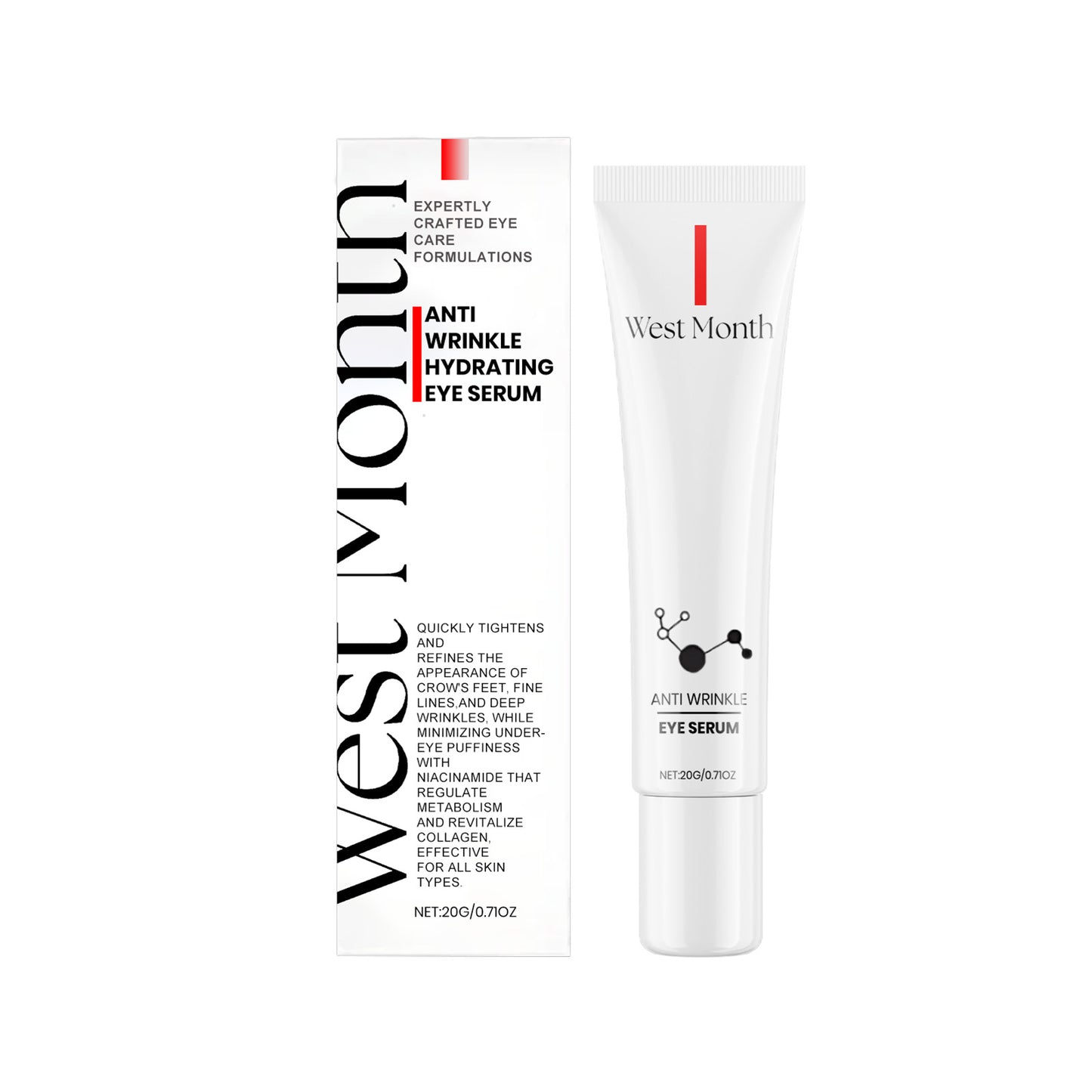 Moisturizing Firming Eye Cream with Niacinamide - Anti-Aging Eye Treatment