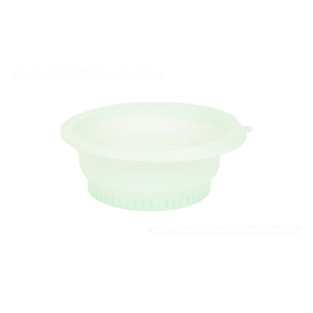 Foldable Silicone Ice Basin with Handles - Multi-Color Home Bathroom Storage
