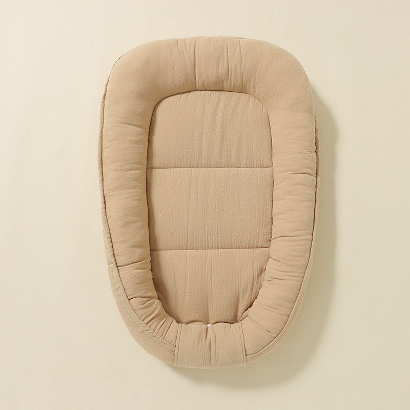 Newborn Baby Bed in Uterine Shape with Anti-Startle Design - Cotton, Multiple Colors