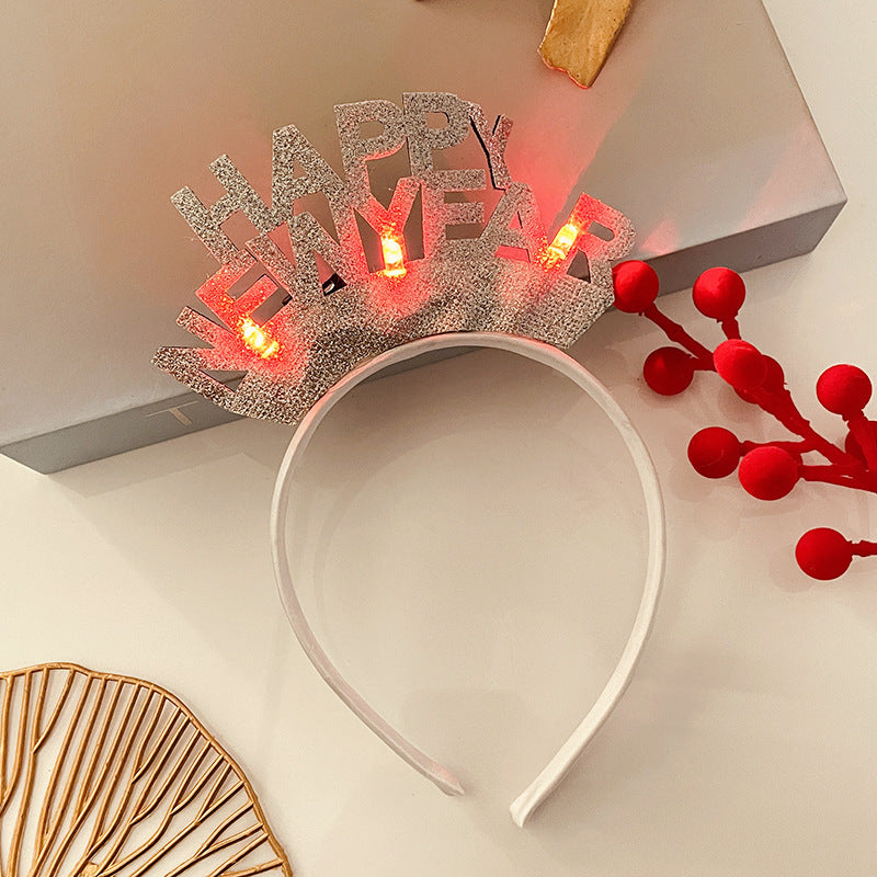Christmas Light Headband for Women – Snowflake & Holiday Styles