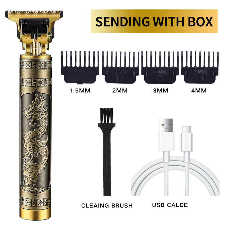 Rechargeable Hair Clippers & Beard Trimmer with Titanium Blades – Multiple Styles