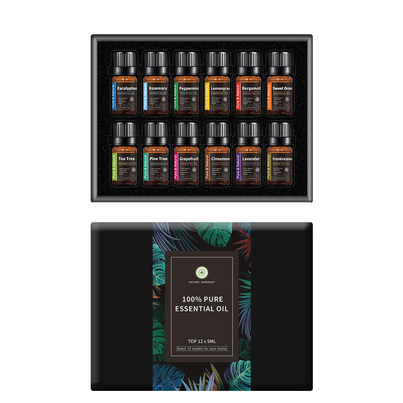 Essential Oil Set 12pcs 5ml Aromatherapy