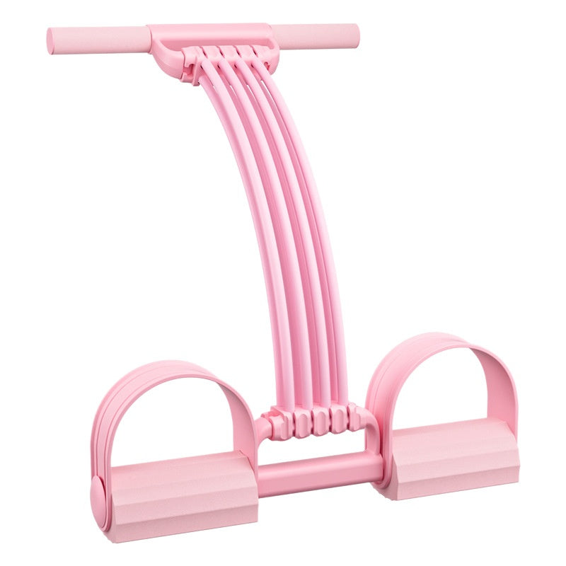 Adjustable Foot-Operated Resistance Trainer for Fitness & Massage
