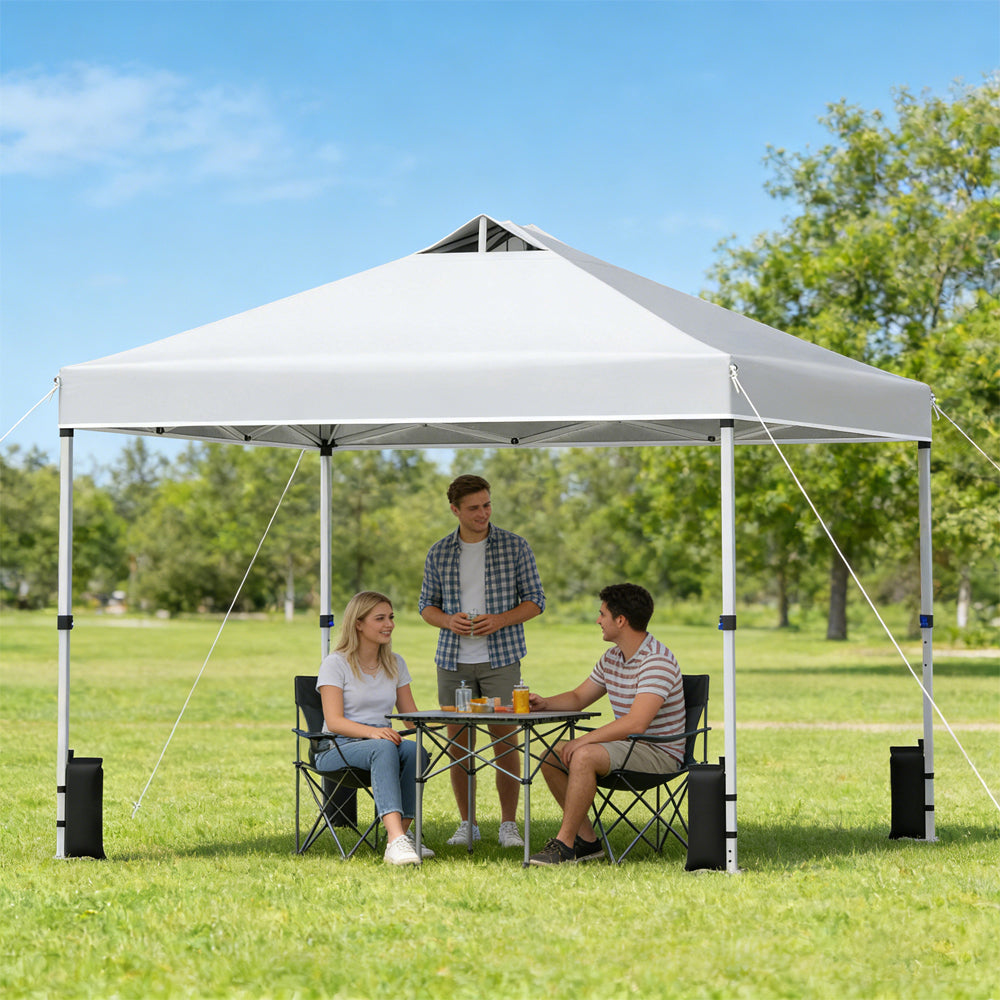 10x10 Pop Up Canopy Tent with Storage Bag - Multiple Colors