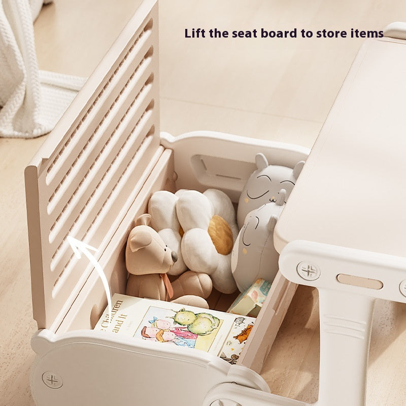 Children's Multifunctional Learning Desk and Chair Set - Modern Kids Furniture
