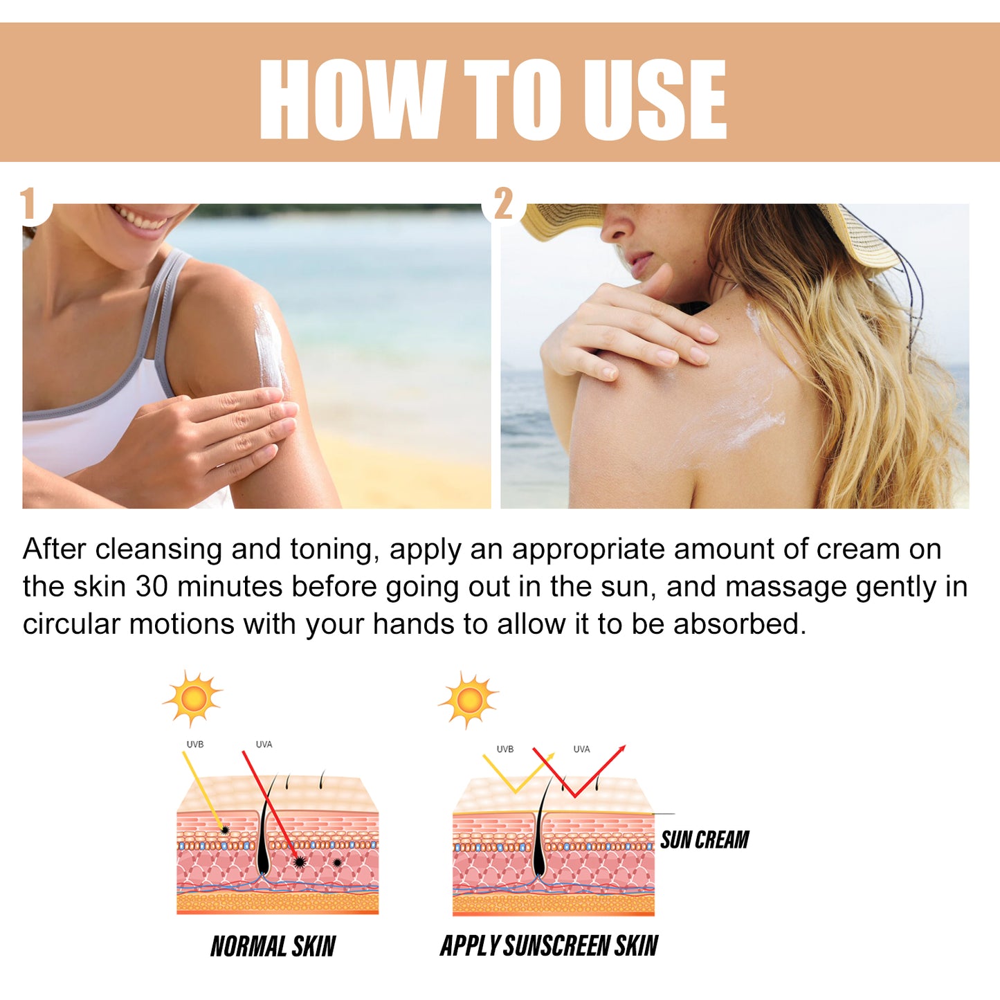 Rice Moisturizing Face Cream with Ginseng & Green Tea Extract - 50ml