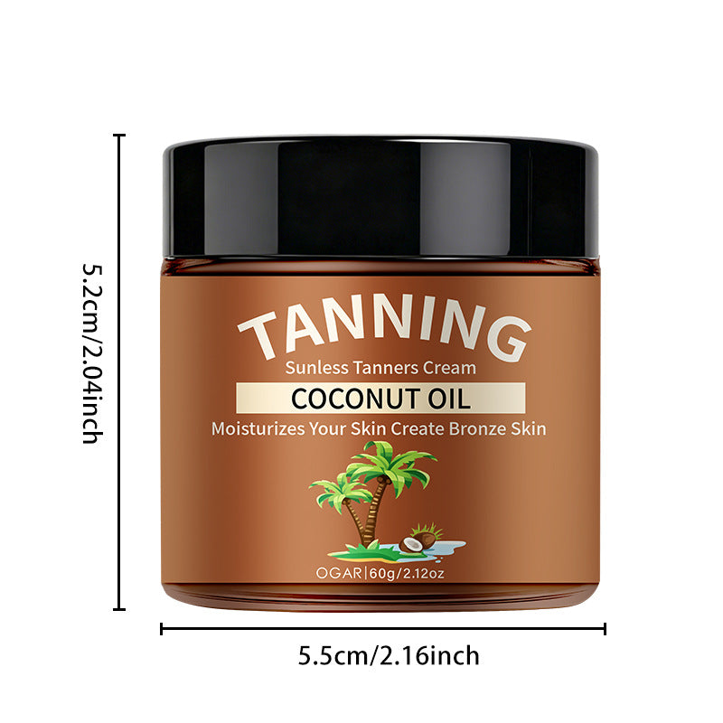 Coconut Oil Self-Tanning Cream 60g - Waterproof