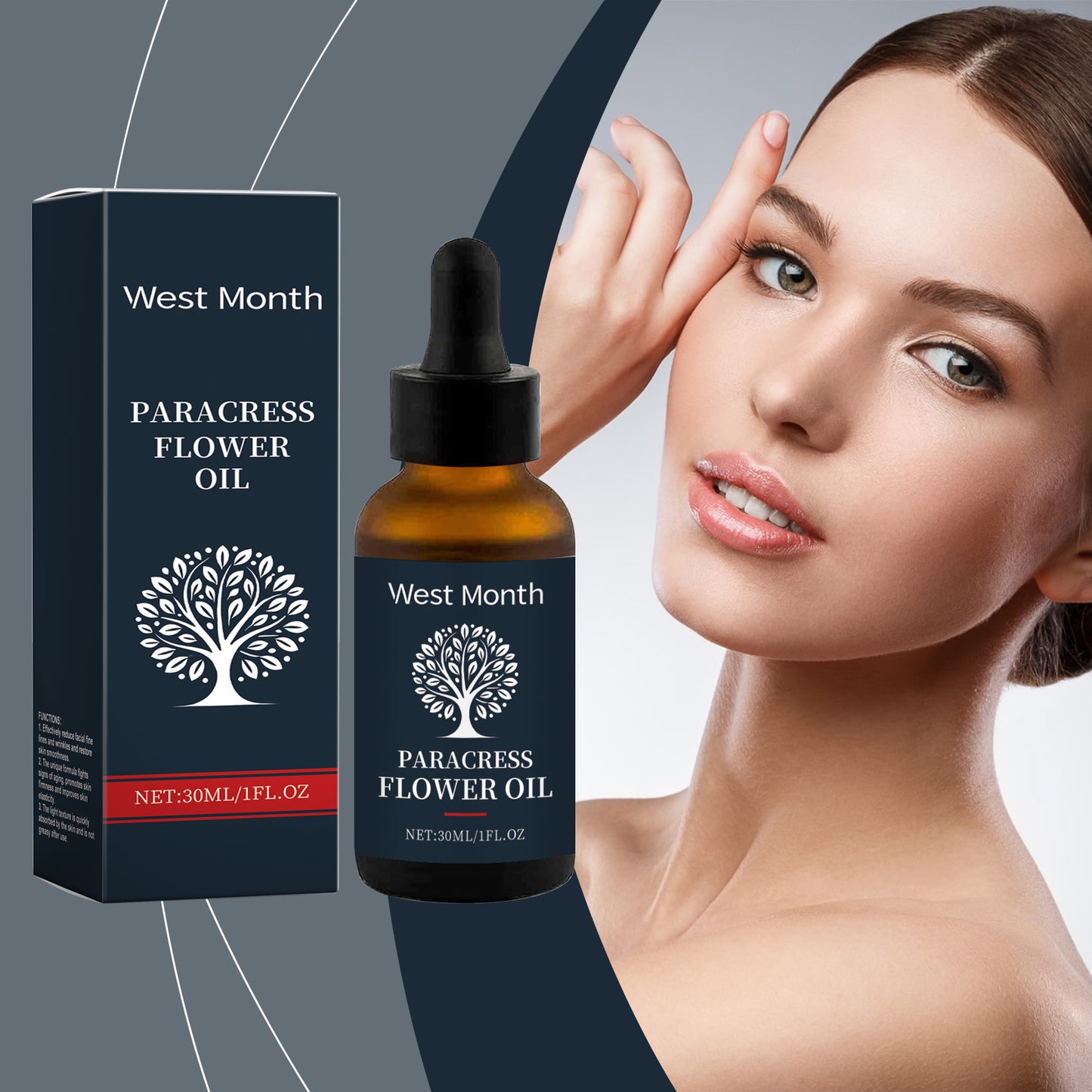 Facial Essence Oil with Jojoba & Collagen - 30ml Hydrating Anti-Aging Serum