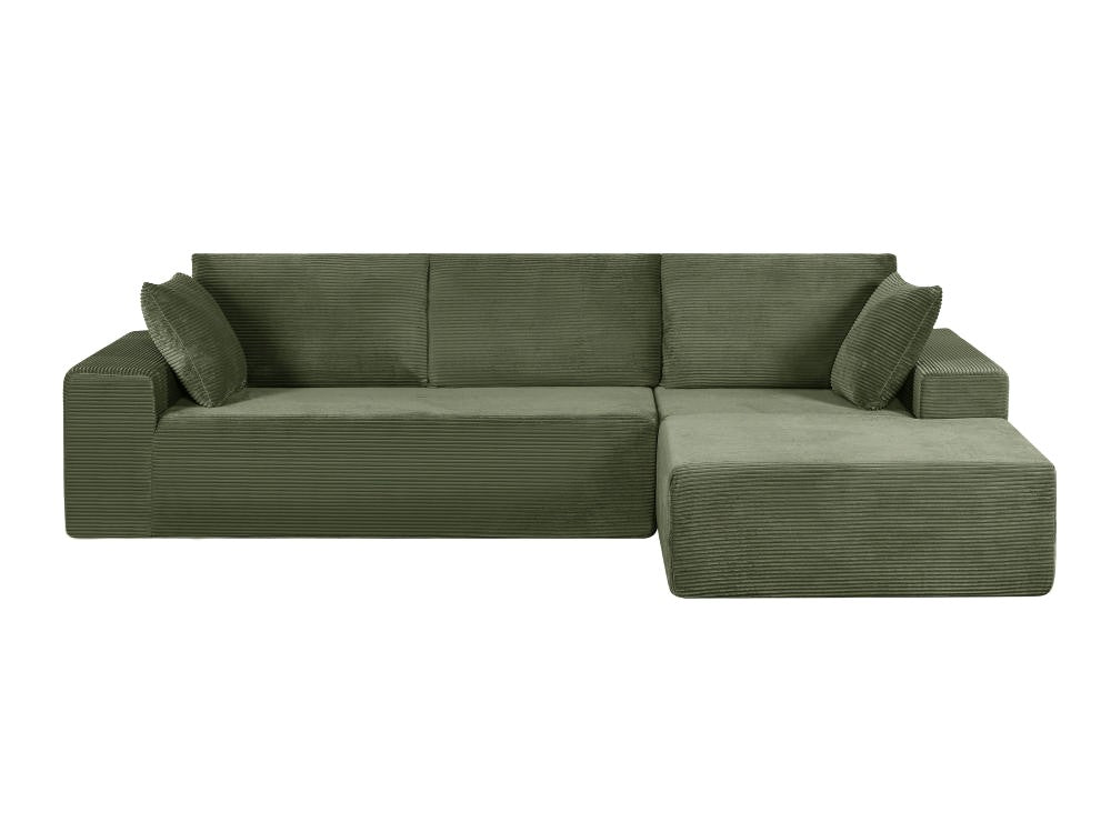 CozyForm Convertible Sectional Sofa In Soft Corduroy, Modern Comfy