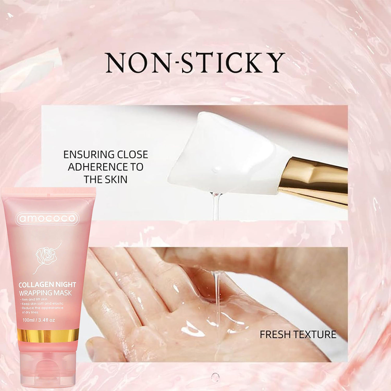 Collagen Night Wrapping Mask - Firming & Hydrating Overnight Face Treatment