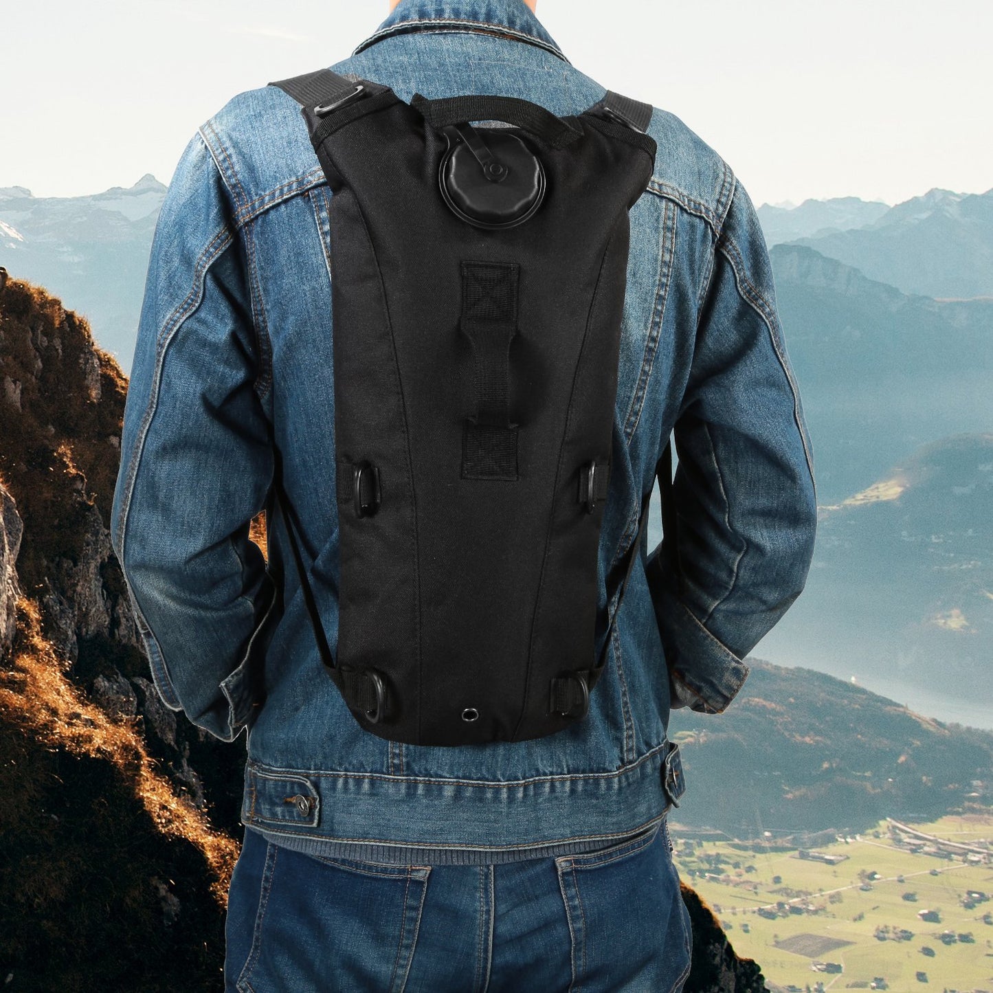3L Tactical Hydration Pack - Adjustable Water Backpack for Hiking & Cycling