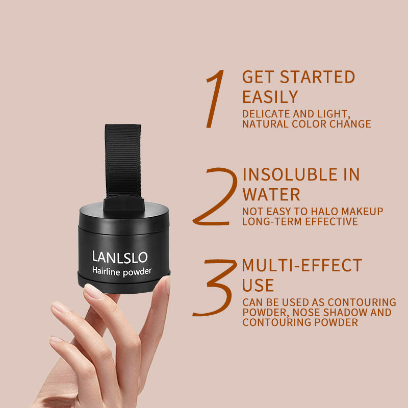 Waterproof Hairline Powder for Hair Replacement and Concealing