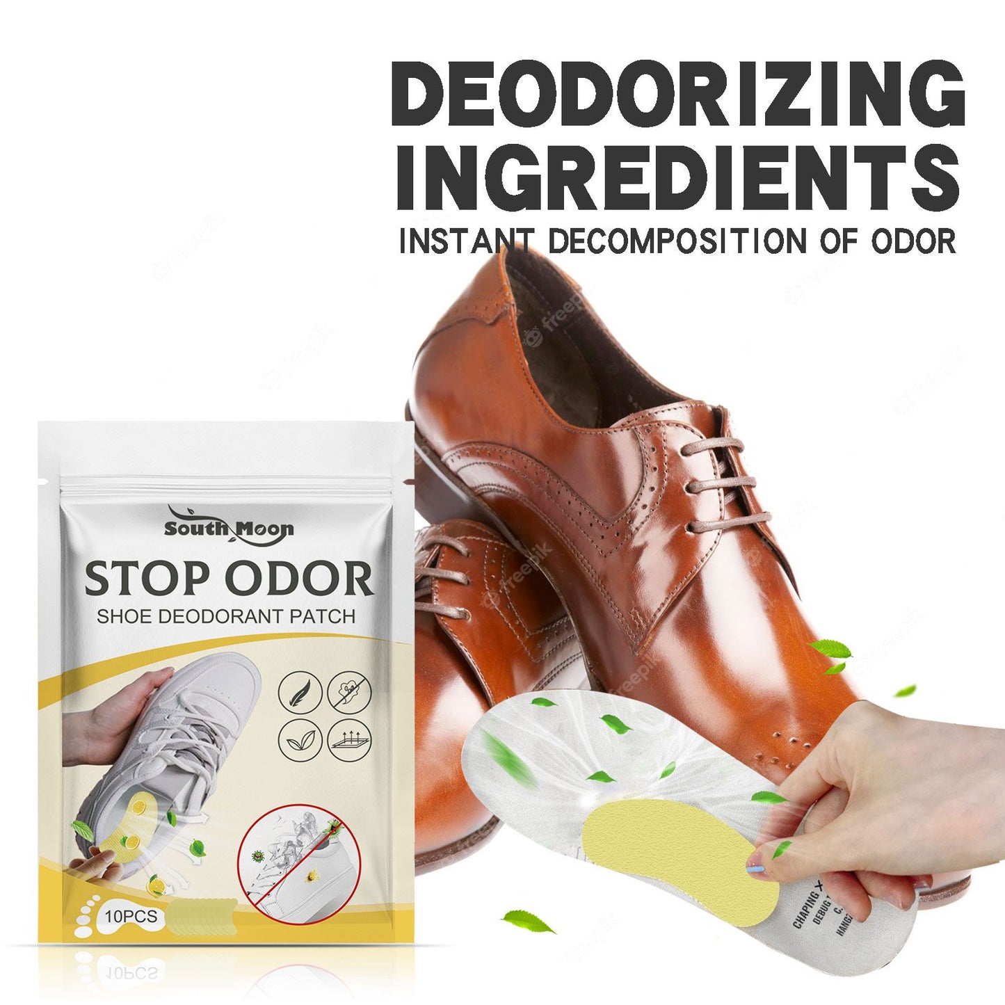 Shoe Deodorizing Sticker - Odor Absorbing Foot Sweat Patch
