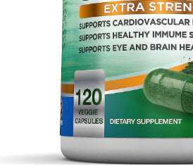 Spirulina Capsules 120 Count Bottle