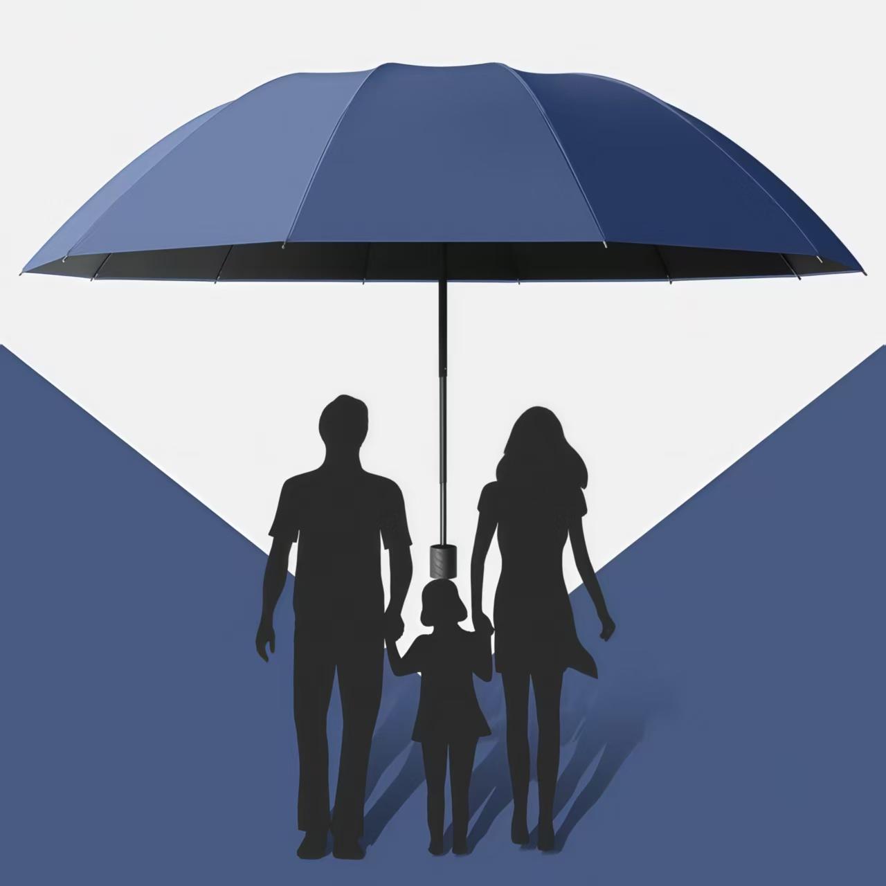 Windproof Waterproof Double Umbrella - Automatic Open/Close