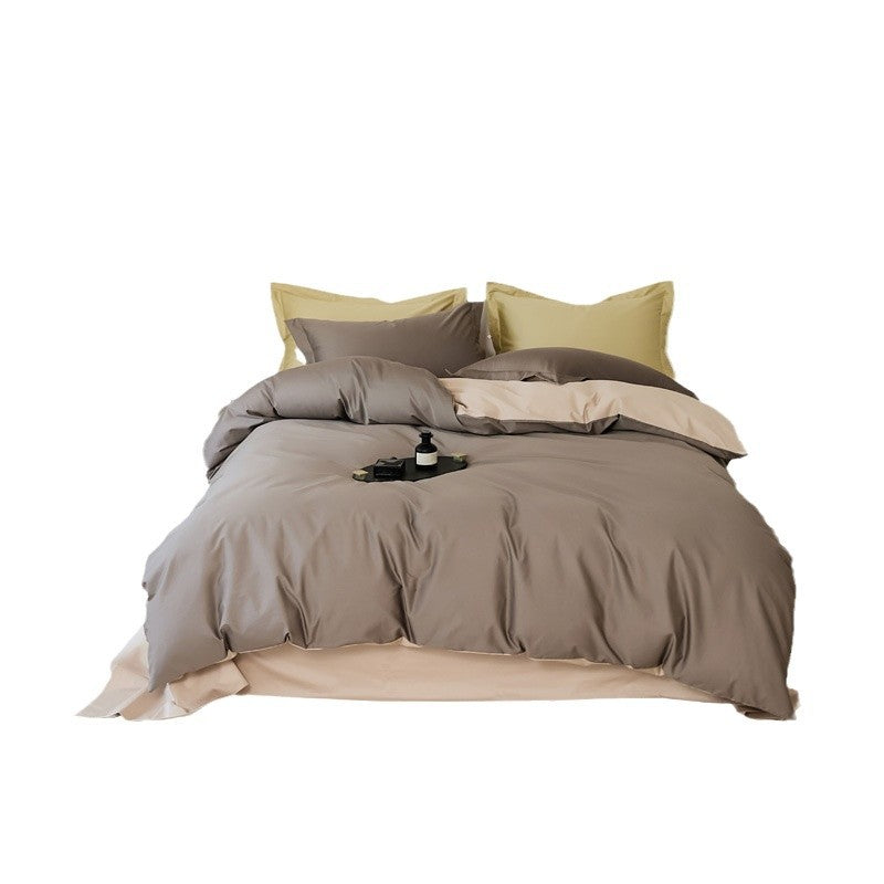 Pure Cotton Four-Piece Bed Set - All Cotton Bed Sheets for Home
