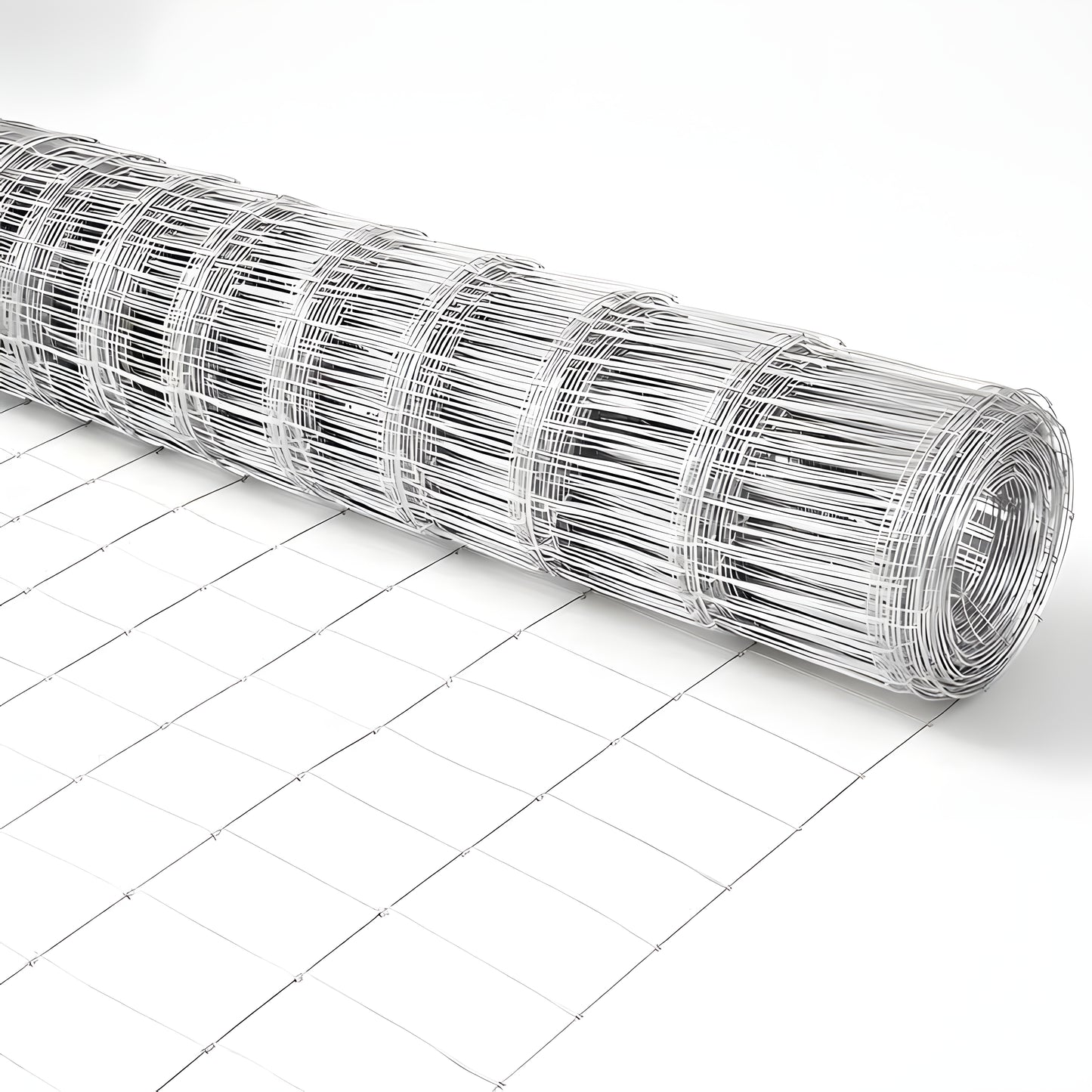Heavy-Duty Galvanized Wire Fence - 5ft x 164ft for Cattle & Livestock