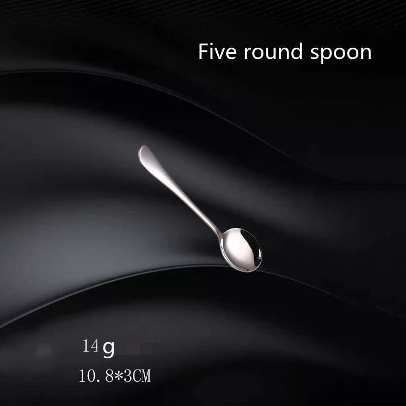 Stainless Steel Cutlery Set with Fork and Spoon - Western Style Kitchen Utensils