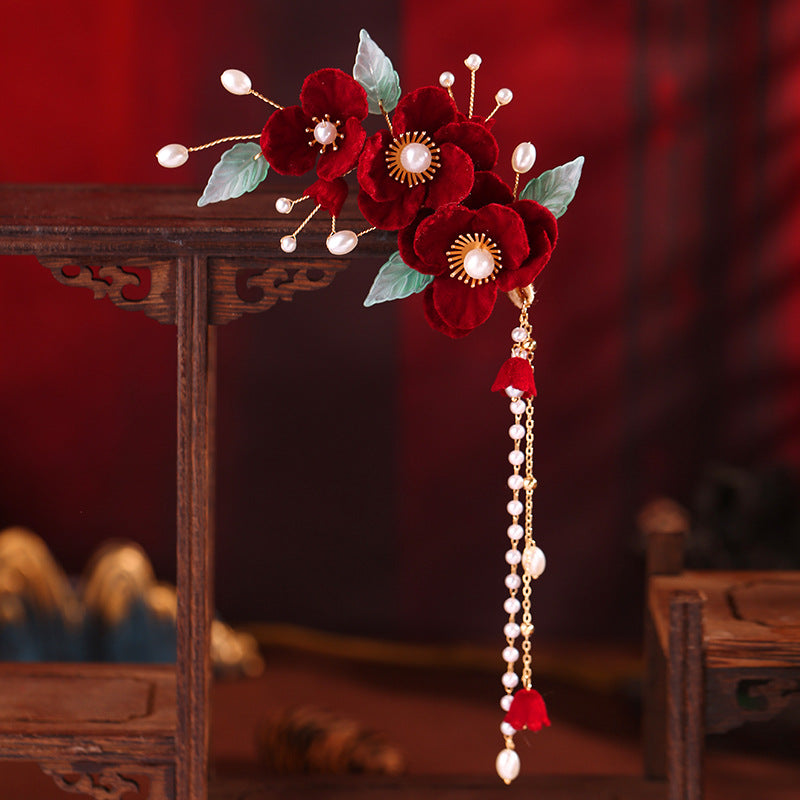 Flower Hair Clip Set for Kids - Resin