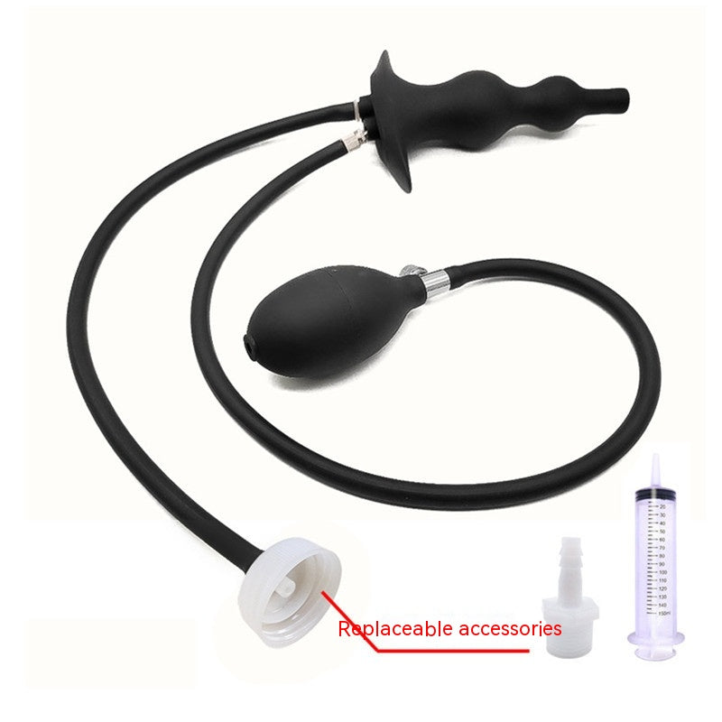 Silicone Inflatable Anal Butt Plug for Men and Women - Adult Wellness Sex Toy