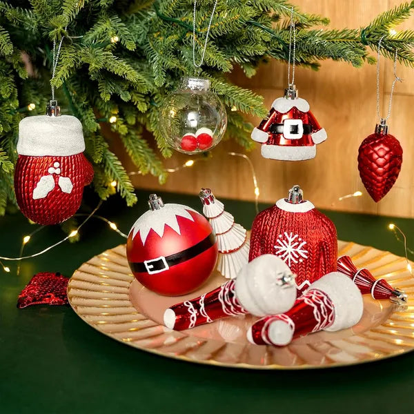 85ct Shatterproof Christmas Tree Ornaments Set - Colorful Baubles