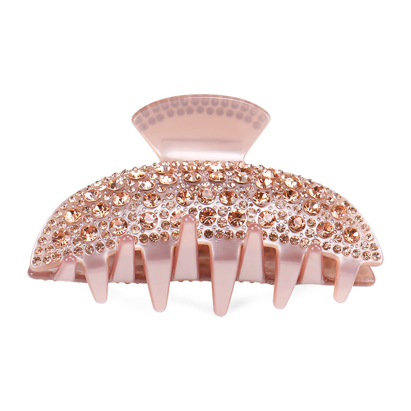 Vintage Rhinestone Cellulose Acetate Barrettes